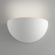 Applique Moritz in gesso bianco verniciabile 1xE27 IN.TEC.