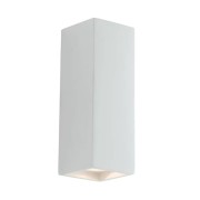 Applique Foster in gesso bianco verniciabile 2xGU10 IN.TEC.