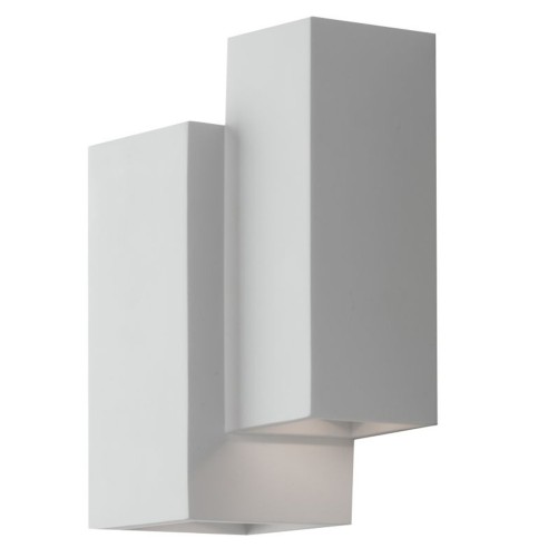 Applique Foster in gesso bianco verniciabile 4xGU10 IN.TEC.