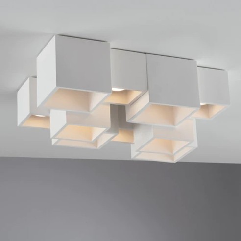 Plafoniere in gesso bianco verniciabile IN.TEC.