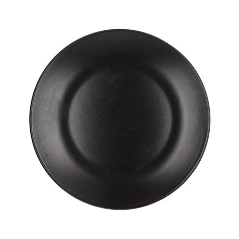 Piatto piano 26 cm gres porcellanato Ritual nero