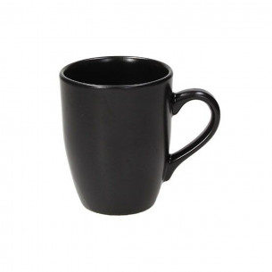 Mug 370 cc gres porcellanato Ritual nero di Tognana