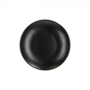 Piatto dessert 20 cm gres porcellanato Ritual nero