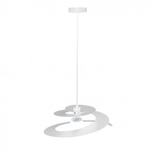 Lampadario sospensione Spirale 1xE27 in metallo verniciato Novecento 2