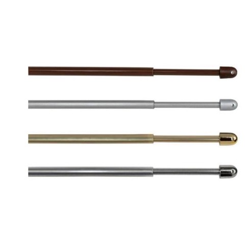 Bacchetta per tende D. 8 mm a vite, astina tonda plastificata 2pz Errebi