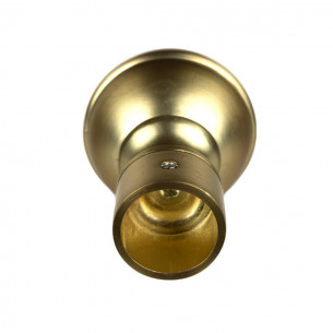 Terminale per bastone tende in metallo 1pz D. 20mm Boccia oro satinato Errebi 2