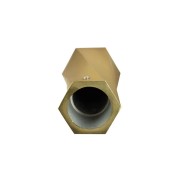 Terminale per bastone tende in metallo 1pz D. 20mm Spirale oro satinato errebi