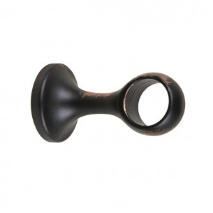 Supporto monoblocco per bastone tende D. 20mm metallo 7cm 2pz 2