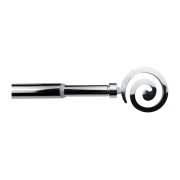 Kit bastone per tenda estensibile Spirale 40/70 cm Mini Ø 12 mm Errebi cromo
