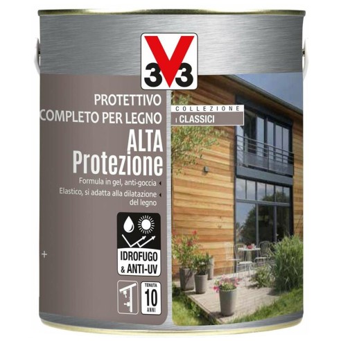 Protettivo completo Alta Protezione I Classici impregnante legno esterno 2.5 L V33