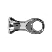 Supporto monoblocco per bastone tende D. 12mm metallo 2pz