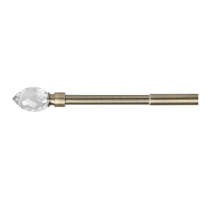 Kit bastone per tenda estensibile Pine in metallo Ø20mm da 120 a 210cm Errebi