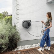 Avvolgitubo irrigazione automatico da parete 25 m GF Garden Rewall Globo GF80005870