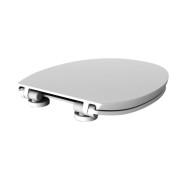 Sedile WC Reverse Termoindurente Bianco cerniere