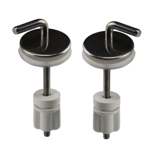 Sedile WC Reverse Termoindurente Bianco cerniere