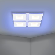 PADROGIANO-Z plafoniera quadrata LED RGB dimmerabile 26W Eglo