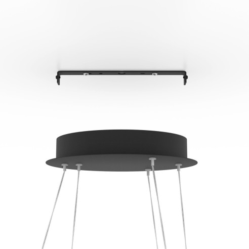 Eglo Lobinero-Z lampadario LED nero Smart RGB dimmerabile dettaglio