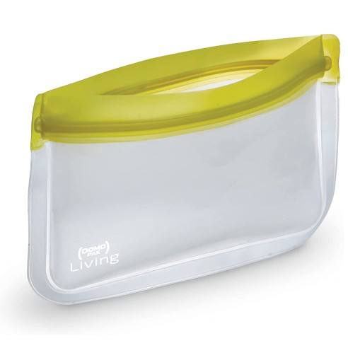 Busta waterproof verde con zip Domopak Living