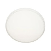 Plafoniera Soledad LED in metacrilato bianco rotonda