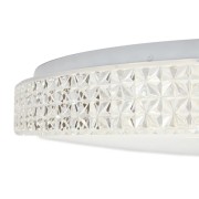 Plafoniera Soledad LED in metacrilato bianco rotonda