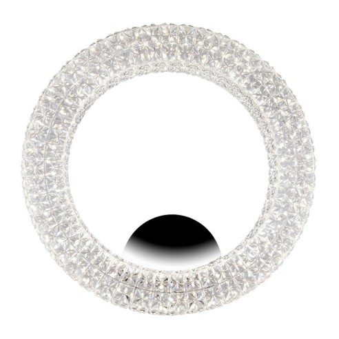Applique Soledad LED in metacrilato trasparente Ø 40cm