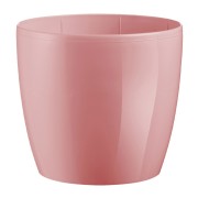 Portavaso da interno per piante e fiori Madeira finitura lucida Ø 14 cm Teraplast rosa