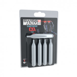 Cartucce CO2 Swiss Arms 5 bombolette monouso 633504 Defence System 2.0