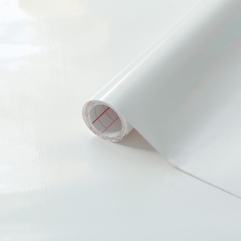Pellicola adesiva per mobili Bianco lucido D-c-fix