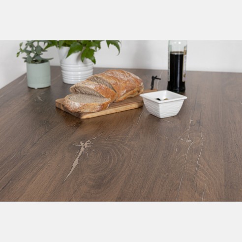 Pellicola adesiva per mobili legno Rovere Flagstaff D-c-fix ambientata