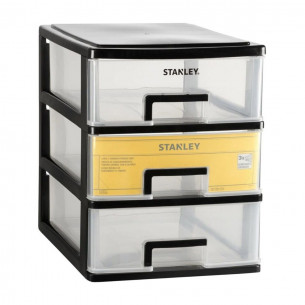 Cassettiera porta minuteria 3 cassetti Essential Grande Stanley STST40712-1