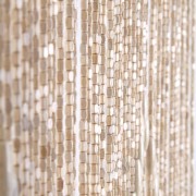 Tenda per porta esterna fantasia rombo 80 fili L120xH240cm naturale Verdelook