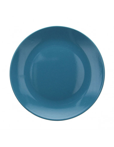Piatto dessert 20 cm gres porcellanato blu ottanio Natural Love Tognana