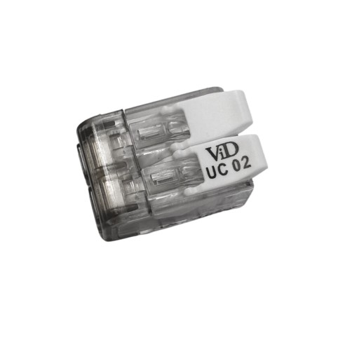 Pack 20 Connettori Rapidi 3 Ingressi per Cavo Elettrico 0.08-4 mm² Arancione