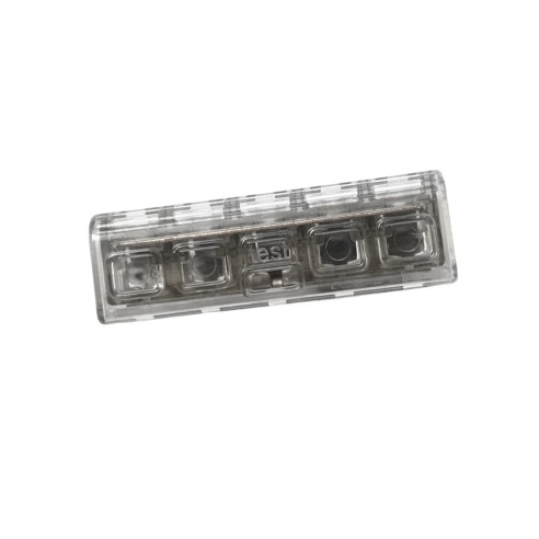 Connettori rapidi a tastiera 5 vie 1-4 mm2 set 5 pz Electraline 80613