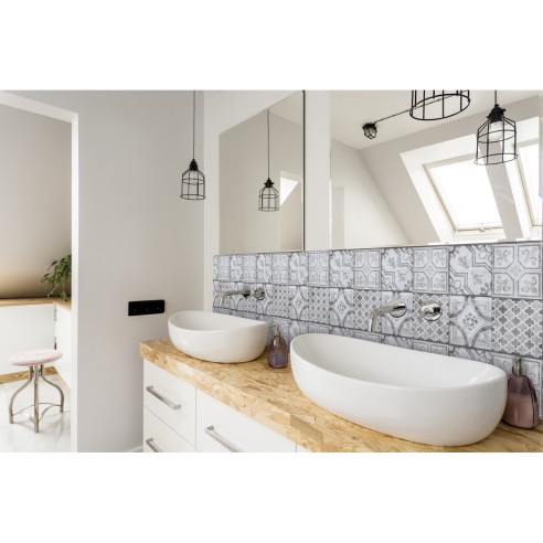 Pannelli adesivi per pareti Maroccan Style 30,5x30,5cm Wall Tiles d-c-fix ambientata