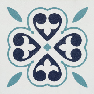 Piastrelle adesive per pavimenti Oriental Flower Floor Tiles d-c-fix