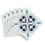 Piastrelle adesive per pavimenti Oriental Flower Floor Tiles d-c-fix