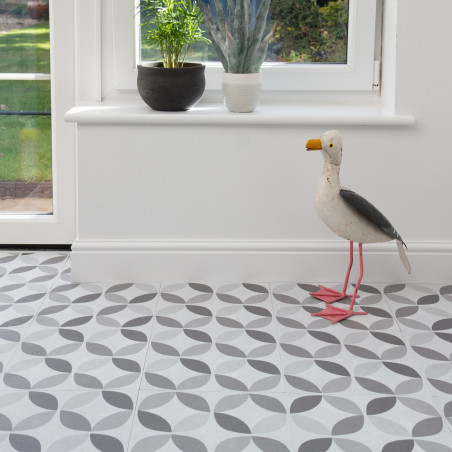 Piastrelle adesive per pavimenti Geometric Style Floor Tiles d-c-fix
