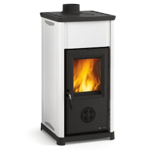 Stufa a legna Tea 6,6 kW Bianco La Nordica