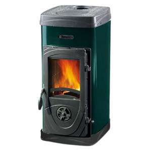 Stufa a legna Super Junior 5 kW Verde La Nordica
