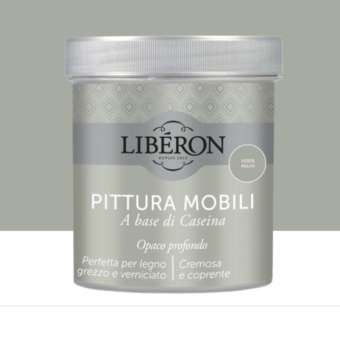Pittura per mobili base caseina opaco profondo Liberon Verde Malva