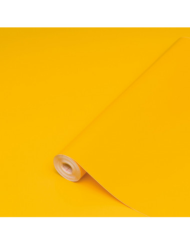 Pellicola adesiva per mobili giallo scuro 45cmx2m D-c-fix