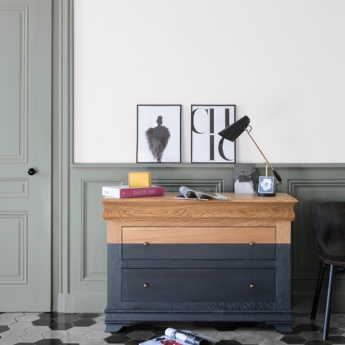 Pittura per mobili vernice iridescente I Neri Profondi Liberon Nero Blu Opaco