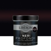 Pittura per mobili vernice iridescente I Neri Profondi Liberon Nero Rosso Opaco