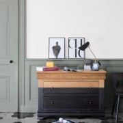 Pittura per mobili vernice iridescente I Neri Profondi Liberon Nero Viola Opaco