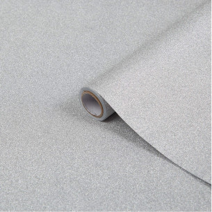 Pellicola adesiva per mobili Glitter silver 67,5cmx2m D-c-fix 2