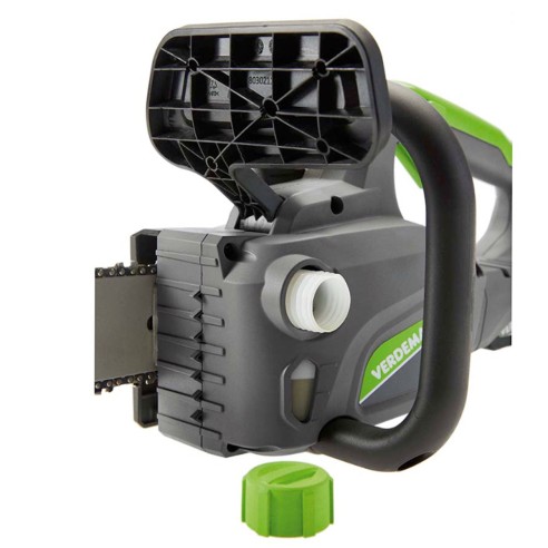 Elettrosega a batteria SE20 Verdemax 4349 - 20V 2Ah - barra da 25 cm dettaglio