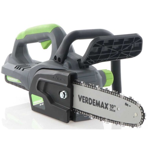 Elettrosega a batteria SE20 Verdemax 4349 - 20V 2Ah - barra da 25 cm