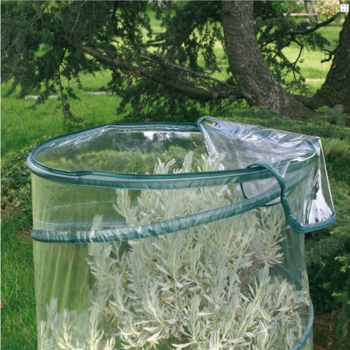 Serra da giardino Verdemax Pop-Up Citrus Ø 90 x H150 cm apertura
