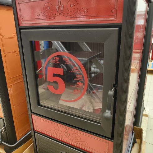 Stufa a legna Fancy Bordeaux EK63 porta